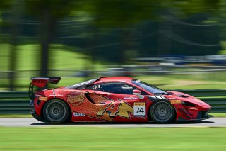 #74 McLaren Artura Trophy Evo of Casey Dennis and James Li, RWE Motorsport, McLaren Trophy America, Pro-Am, SRO America, VIRginia International Raceway, alton, VA, July 2025.
 | Rick Houghton/SRO