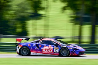 #17 McLaren Artura Trophy Evo of Tom Kopczynski and Eric Filgueiras, Riley Motorsports, McLaren Trophy America, Pro-Am, SRO America, VIRginia International Raceway, alton, VA, July 2025.
 | Rick Houghton/SRO