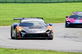 #56 McLaren Artura Trophy Evo of Robby Stockard and Bob Stockard, Hooper Street Racing, McLaren Trophy America, Am, SRO America, VIRginia International Raceway, alton, VA, July 2025.
 | Rick Houghton/SRO