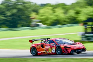 #74 McLaren Artura Trophy Evo of Casey Dennis and James Li, RWE Motorsport, McLaren Trophy America, Pro-Am, SRO America, VIRginia International Raceway, alton, VA, July 2025.
 | Rick Houghton/SRO