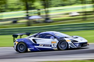 #10 McLaren Artura Trophy Evo of John Dempsey and Andrew Davis, RWE Motorsport, McLaren Trophy America, Pro-Am, SRO America, VIRginia International Raceway, alton, VA, July 2025.
 | Rick Houghton/SRO