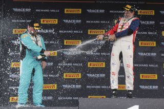 #17 McLaren Artura Trophy Evo of Tom Kopczynski and Eric Filgueiras, Riley Motorsports, McLaren Trophy America, Pro-Am, #18 McLaren Artura Trophy Evo of Brandon Kreutz and Canaan O'Connell, Flying Lizards Motorsports, SRO America, VIRginia International R | Brian Cleary/SRO