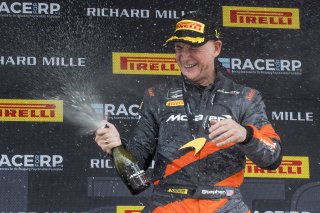 #49 McLaren Artura Trophy Evo of Stephen Sorbaro, OMS, McLaren Trophy America, Am, SRO America, VIRginia International Raceway, alton, VA, July 2025.
 | Brian Cleary/SRO