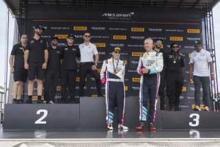 #53 McLaren Artura Trophy Evo of Neil Langberg and Kevin Madsen, RP Motorsports by Forte Racing, McLaren Trophy America, Am, SRO America, VIRginia International Raceway, alton, VA, July 2025.
 | Brian Cleary/SRO