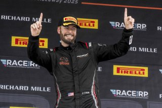#5 McLaren Artura Trophy Evo of Deniz Teoman and Jeff Cook, Dark Horse Racing, McLaren Trophy America, SRO America, VIRginia International Raceway, alton, VA, July 2025.
 | Brian Cleary/SRO
