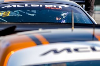#919 McLaren Artura Trophy Evo of Cooper Broll and Tommy Pintos, Skip Barber Racing, McLaren Trophy America, Pro, SRO America, Road America, Elkhart Lake, WI, August 2025.
 | Brian Cleary/SRO