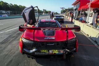 #74 McLaren Artura Trophy Evo of Casey Dennis and James Li, RWE Motorsport, McLaren Trophy America, Pro-Am, SRO America, Road America, Elkhart Lake, WI, August 2025.
 | Brian Cleary/SRO