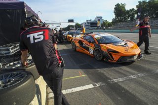#21 McLaren Artura Trophy Evo of Colin Harrison, TechSport, McLaren Trophy America, Am, SRO America, Road America, Elkhart Lake, WI, August 2025.
 | Brian Cleary/SRO
