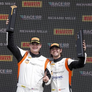 #919 McLaren Artura Trophy Evo of Cooper Broll and Tommy Pintos, Skip Barber Racing, McLaren Trophy America, Pro, SRO America, Road America, Elkhart Lake, WI, August 2025.
 | Brian Cleary/SRO