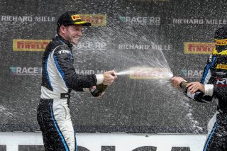 #43 McLaren Artura Trophy Evo of Alexandra Hainer and Jesse Lazare, Motorsports in Action, McLaren Trophy America, Pro-Am, SRO America, Road America, Elkhart Lake, WI, August 2025.
 | Brian Cleary/SRO