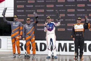 #14 McLaren Artura Trophy Evo of James Sofronas, GMG Racing, McLaren Trophy America, Am, SRO America, Road America, Elkhart Lake, WI, August 2025.
 | Brian Cleary/SRO