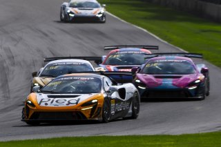 #919 McLaren Artura Trophy Evo of Cooper Broll and Tommy Pintos, Skip Barber Racing, McLaren Trophy America, Pro, SRO America, Road America, Elkhart Lake, WI, August 2025.
 | Brian Cleary/SRO