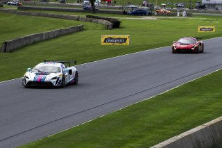 #53 McLaren Artura Trophy Evo of Neil Langberg and Kevin Madsen, RP Motorsports by Forte Racing, McLaren Trophy America, Am, SRO America, Road America, Elkhart Lake, WI, August 2025.
 | Brian Cleary/SRO