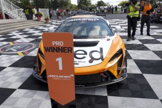 #919 McLaren Artura Trophy Evo of Cooper Broll and Tommy Pintos, Skip Barber Racing, McLaren Trophy America, Pro, SRO America, Road America, Elkhart Lake, WI, August 2025.
 | Brian Cleary/SRO