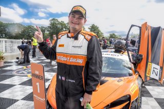 #21 McLaren Artura Trophy Evo of Colin Harrison, TechSport, McLaren Trophy America, Am, SRO America, Road America, Elkhart Lake, WI, August 2025.
 | Brian Cleary/SRO