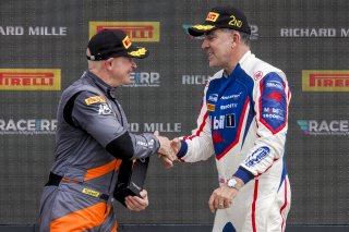 SRO America, Road America, Elkhart Lake, WI, August 2025.#49 McLaren Artura Trophy Evo of Stephen Sorbaro, OMS, McLaren Trophy America, Am, #14 McLaren Artura Trophy Evo of James Sofronas, GMG Racing
 | Brian Cleary/SRO