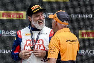 #17 McLaren Artura Trophy Evo of Tom Kopczynski and Eric Filgueiras, Riley Motorsports, McLaren Trophy America, Pro-Am, SRO America, Road America, Elkhart Lake, WI, August 2025.
 | Brian Cleary/SRO