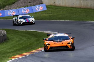 #21 McLaren Artura Trophy Evo of Colin Harrison, TechSport, McLaren Trophy America, Am, SRO America, Road America, Elkhart Lake, WI, August 2025.
 | Brian Cleary/SRO