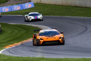 #21 McLaren Artura Trophy Evo of Colin Harrison, TechSport, McLaren Trophy America, Am, SRO America, Road America, Elkhart Lake, WI, August 2025.
 | Brian Cleary/SRO