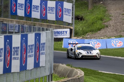 #14 McLaren Artura Trophy Evo of James Sofronas, GMG Racing, McLaren Trophy America, Am, SRO America, Road America, Elkhart Lake, WI, August 2025.
 | Brian Cleary/SRO