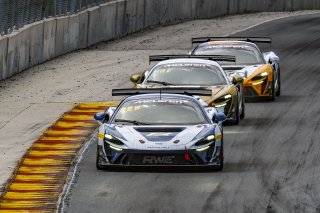 #10 McLaren Artura Trophy Evo of John Dempsey and Andrew Davis, RWE Motorsport, McLaren Trophy America, Pro-Am, SRO America, Road America, Elkhart Lake, WI, August 2025.
 | Brian Cleary/SRO