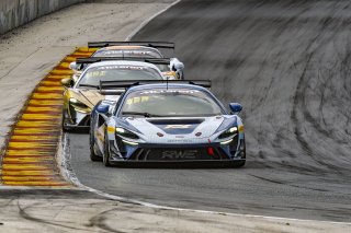 #10 McLaren Artura Trophy Evo of John Dempsey and Andrew Davis, RWE Motorsport, McLaren Trophy America, Pro-Am, SRO America, Road America, Elkhart Lake, WI, August 2025.
 | Brian Cleary/SRO