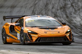 #21 McLaren Artura Trophy Evo of Colin Harrison, TechSport, McLaren Trophy America, Am, SRO America, Road America, Elkhart Lake, WI, August 2025.
 | Brian Cleary/SRO