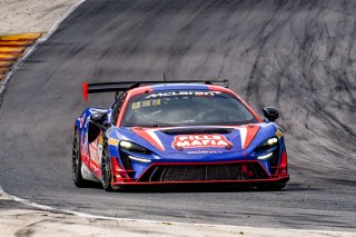 #17 McLaren Artura Trophy Evo of Tom Kopczynski and Eric Filgueiras, Riley Motorsports, McLaren Trophy America, Pro-Am, SRO America, Road America, Elkhart Lake, WI, August 2025.
 | Brian Cleary/SRO