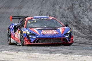 #17 McLaren Artura Trophy Evo of Tom Kopczynski and Eric Filgueiras, Riley Motorsports, McLaren Trophy America, Pro-Am, SRO America, Road America, Elkhart Lake, WI, August 2025.
 | Brian Cleary/SRO