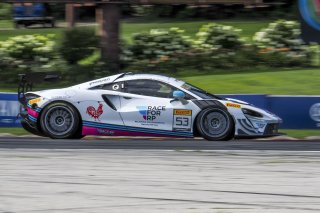 #53 McLaren Artura Trophy Evo of Neil Langberg and Kevin Madsen, RP Motorsports by Forte Racing, McLaren Trophy America, Am, SRO America, Road America, Elkhart Lake, WI, August 2025.
 | Brian Cleary/SRO
