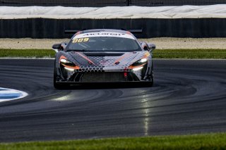 #5 McLaren Artura Trophy Evo of Deniz Teoman and Jeff Cook, Dark Horse Racing, McLaren Trophy America, SRO America, Indianapolis Motor Speedway, Sonoma, CA, March 2025.
 | Brian Cleary/SRO