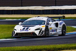 #14 McLaren Artura Trophy Evo of James Sofronas, GMG Racing, McLaren Trophy America, Am, SRO America, Indianapolis Motor Speedway, Sonoma, CA, March 2025.
 | Brian Cleary/SRO
