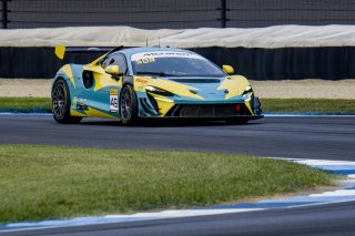 #49 McLaren Artura Trophy Evo of Stephen Sorbaro, OMS, McLaren Trophy America, Am, SRO America, Indianapolis Motor Speedway, Sonoma, CA, March 2025.
 | Brian Cleary/SRO