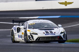 #14 McLaren Artura Trophy Evo of James Sofronas, GMG Racing, McLaren Trophy America, Am, SRO America, Indianapolis Motor Speedway, Sonoma, CA, March 2025.
 | Brian Cleary/SRO