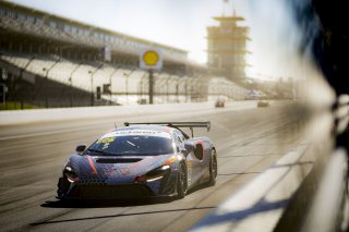 #5 McLaren Artura Trophy Evo of Deniz Teoman and Jeff Cook, Dark Horse Racing, McLaren Trophy America, SRO America, Indianapolis Motor Speedway, Sonoma, CA, March 2025.
 | Brian Cleary/SRO