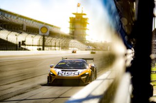 #919 McLaren Artura Trophy Evo of Cooper Broll and Tommy Pintos, Skip Barber Racing, McLaren Trophy America, Pro, SRO America, Indianapolis Motor Speedway, Sonoma, CA, March 2025.
 | Brian Cleary/SRO