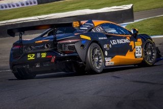 #52 McLaren Artura Trophy Evo of Jason Guzman and Chris Leichtweis, AeroB Motorsports powered by Skip Barber Racing, McLaren Trophy America, SRO America, Indianapolis Motor Speedway, Sonoma, CA, March 2025.
 | Brian Cleary/SRO