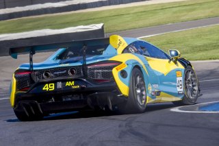 #49 McLaren Artura Trophy Evo of Stephen Sorbaro, OMS, McLaren Trophy America, Am, SRO America, Indianapolis Motor Speedway, Sonoma, CA, March 2025.
 | Brian Cleary/SRO