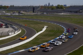 #919 McLaren Artura Trophy Evo of Cooper Broll and Tommy Pintos, Skip Barber Racing, McLaren Trophy America, Pro, SRO America, Indianapolis Motor Speedway, Sonoma, CA, March 2025.
 | Brian Cleary/SRO