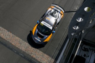 #56 McLaren Artura Trophy Evo of Robby Stockard and Bob Stockard, Hooper Street Racing, McLaren Trophy America, Am, SRO America, Indianapolis Motor Speedway, Sonoma, CA, March 2025.
 | Brian Cleary/SRO