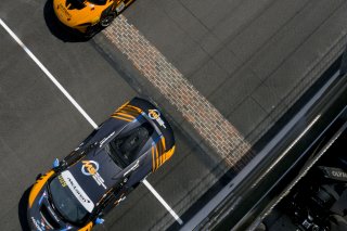 #56 McLaren Artura Trophy Evo of Robby Stockard and Bob Stockard, Hooper Street Racing, McLaren Trophy America, Am, SRO America, Indianapolis Motor Speedway, Sonoma, CA, March 2025.
 | Brian Cleary/SRO