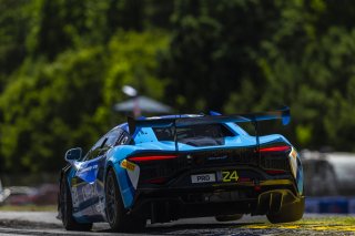 #24 McLaren Artura Trophy Evo of Tanner Harvey and Patrick Liddy, Forte Racing, McLaren Trophy, Pro, SRO America, Road Atlanta, Braselton, GA, June 12 - 14, 2026
 | Fabian Lagunas | www.lagunasphotography.com | 2026