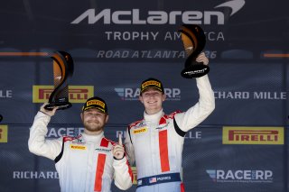 #98 McLaren Artura Trophy Evo of Daniel Hanley and Bryson Morris, Bryan Herta Autosport w/ Curb Agajanian, McLaren Trophy, Pro, SRO America, Road Atlanta, Braselton, GA, June 12 - 14, 2026
 | Fabian Lagunas | www.lagunasphotography.com | 2026
