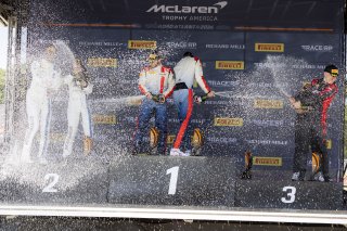 #98 McLaren Artura Trophy Evo of Daniel Hanley and Bryson Morris, Bryan Herta Autosport w/ Curb Agajanian, McLaren Trophy, Pro, SRO America, Road Atlanta, Braselton, GA, June 12 - 14, 2026, #8 McLaren Artura Trophy Evo of Kaia Teo and Paul Holton, Forte R | Fabian Lagunas | www.lagunasphotography.com | 2026