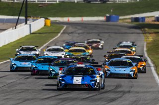 Race Start, #7 McLaren Artura Trophy Evo of Randy Highland and Michael O'Brien, GMG Racing, McLaren Trophy, Pro-Am, SRO America, Road Atlanta, Braselton, GA, June 12 - 14, 2026
 | Fabian Lagunas | www.lagunasphotography.com | 2026