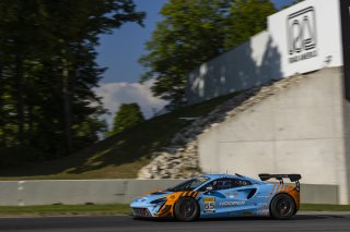 #65 McLaren Artura Trophy Evo of Robby Stockard and Matt Bell, Hooper Street Racing with OMS, McLaren Trophy, Pro, SRO America, Road America, Elkhart Lake, WI, Aug 27 - 30, 2026
 | Fabian Lagunas | www.lagunasphotography.com | 2026