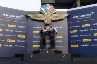 #812 McLaren Artura Trophy Evo of Michael Steeves and Keegan Massey, RAFA Racing Team, McLaren Trophy, Am, SRO America, Indianapolis 8 Hour, Indianapolis Motor Speedway, Speedway, IN, Oct 7 - 11, 2026
 | Andrew Miterko Photography LLC &copy;2026