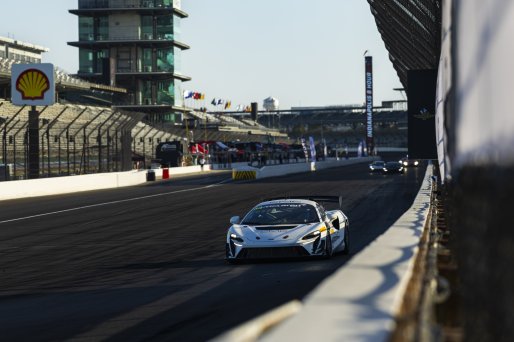#44 McLaren Artura Trophy Evo of Ned MacPherson and Tom Dyer, ANSA Motorsports, McLaren Trophy, Pro-Am, SRO America, Indianapolis 8 Hour, Indianapolis Motor Speedway, Speedway, IN, Oct 7 - 11, 2026
 | Fabian Lagunas | www.lagunasphotography.com | 2026
