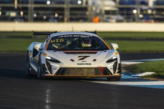 #7 McLaren Artura Trophy Evo of Randy Highland and Michael O'Brien, GMG Racing, McLaren Trophy, Pro-Am, SRO America, Indianapolis 8 Hour, Indianapolis Motor Speedway, Speedway, IN, Oct 7 - 11, 2026
 | Fabian Lagunas | www.lagunasphotography.com | 2026