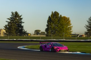 #43 McLaren Artura Trophy Evo of Alexandra Hainer and Jesse Lazare, Motorsport In Action, McLaren Trophy, Pro-Am, SRO America, Indianapolis 8 Hour, Indianapolis Motor Speedway, Speedway, IN, Oct 7 - 11, 2026
 | Fabian Lagunas | www.lagunasphotography.com | 2026